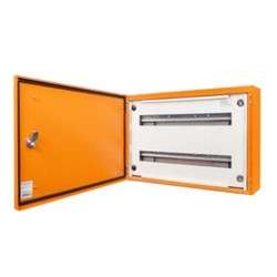 IPD E65AXT4250 Evolution Distribution Board IP65 RAL 2000 Orange Mild Steel MCCB 250A 400mm H x 600mm W x 200mm D