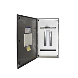 IPD E66S24T250X Distribution Board with Auxiliary Rail 24-P IP66 Stainless Steel LBS 250A 1000mm H x 600mm W x 200mm D