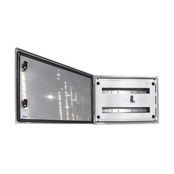 IPD E66SDIN2 Distribution Board 24-P IP66 Stainless Steel 2 -Row 400mm H x 600mm W x 200mm D