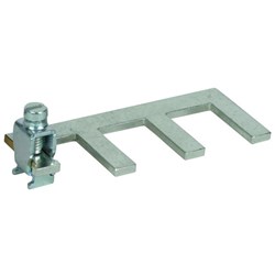 DEHN EB131.5 Earthing Clip 3-P 1 PH 34mm W 28mm D 85mm H Copper Tin Plated Brass