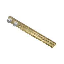 IPD EB18 18 Way Earth Bar 165 A 10 x 20sq-mm 185mm L Bar