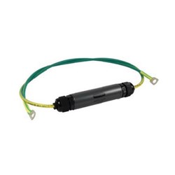 Novaris EC100-230 Earth Clamp 100kA 230VDC 10sq-mm Flying Leads 30mm W 100mm H IP65