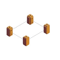 Elsteel EC10191A Extended Corner Die-Cast Aluminum RAL2000 Orange