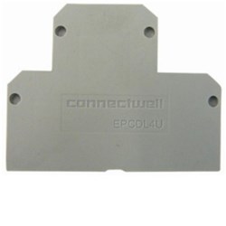 Connectwell EPCKT4U End Plate 2.5mm W For: CKT4U