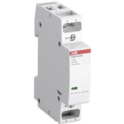 ABB ESB2020N06 Installation Contactor 2P 20A 1.3kW 250VAC Screw DIN Rail Mount