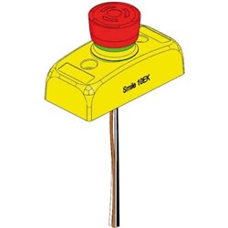 ABB ESS.10EK Emergency Stop Button 2NC 40mm W 97mm H 36mm D External 4 Leads 24VDC