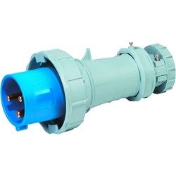 IPD EU67P363 Straight Plug 3 63A 230VAC/DC IP67