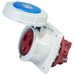 IPD EU67S363 Straight Panel Mounted Panel Mount 3 63A 230VAC/DC IP67