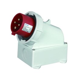IPD EU67WP363 Appliance Inlet Wall Mount 3 63A 230VAC/DC IP67