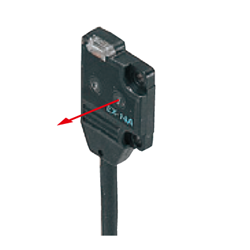 Panasonic EX-14A Ultra-Slim Photoelectric Sensor 12-24VDC 2-25mm Sensing NPN-Output