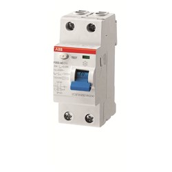 ABB F202A25/0.1 Residual Current Circuit Breaker 2-P 25A 10 kA TypeA