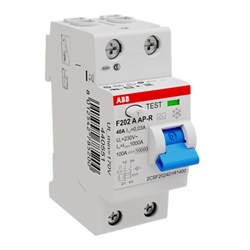 ABB F202A40AP-R Residual Current Circuit Breaker 2-P 40A 10 kA 30mA TypeA