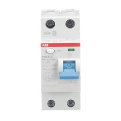 ABB F202A63/0.3 Residual Current Circuit Breaker 2-P 63A 10 kA TypeA