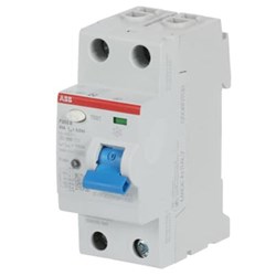 ABB F202B63/0.03 Residual Current Circuit Breaker 2-P 63A 10 kA 30mA Type B