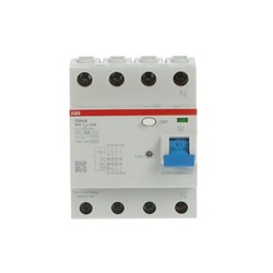 ABB F204A25/0.1 Residual Current Circuit Breaker 4-P 25A 10 kA TypeA