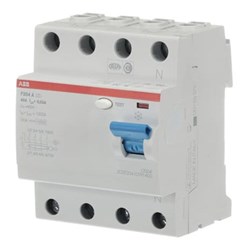 ABB F204A40/0.03 Residual Current Circuit Breaker 4-P 40A 10 kA 30mA TypeA