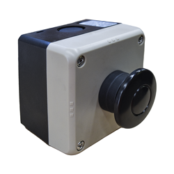 IDEC FB1W-HW1B-M1F10G Emergency Stop Pushbutton 1NO 76mm W 76mm H 59.5mm D Panel Wall Frame