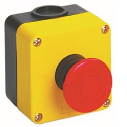 IDEC FB1W-XW1E-BV402 Emergency Stop Station Non-Illuminated 2NC Red Pull