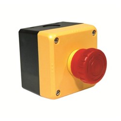 IDEC FB1W-XW1E-LV402 Emergency Stop Station Illuminated 2NC Red Pull 24VAC/DC
