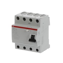 ABB FH204A63 Residual Current Circuit Breaker 4-P 63A 6 kA TypeA