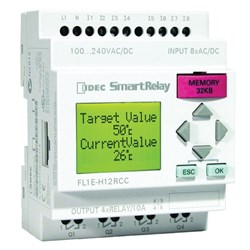 SMART RLY BASE UNIT WITHDISPLY8I/P, 4 RLY O/P 100-240VAC
