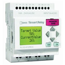 SMART RLY BASE UNIT WITHDISPLY8 I/P, 4 TR O/P 24V DC