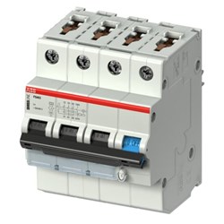 ABB FS403MC32 Residual Current Circuit Breaker with Overcurrent Protection 10 kA 4-P 30mA 32A C-Curve TypeA IP20