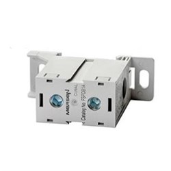 Mersen FSPDB4A Finger-Safe Power Distribution Block with 2-Holes Grey Cover 600VAC/DC 335A