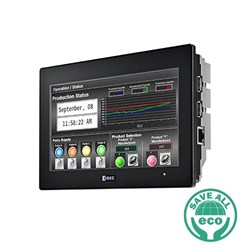 IDEC 7inch TFT 65K 14I/8O BLACK BEZ CAP. TOUCH LCD SINK OUTPUT FT2J-7U22KAF-B