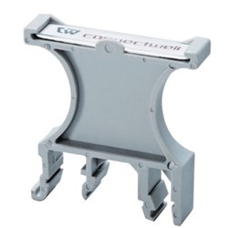 Connectwell GMH6 Group Marker Holder Grey For: Mount on DIN 15 DIN 32 DIN 35 Rails