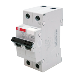 ABB GSH201C63A30 Residual Current Breaker with Overcurrent 6 kA 1P+N-P 30mA 63A C-Curve TypeA DIN Rail Mount IP20