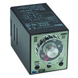 IDEC GT3A-2AF20 Multi-Function Timer Delayed SPDT + Instantaneous SPDT 24VDC Pin Terminal