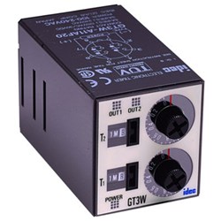 IDEC GT3W-A11AF20N Multi-Function Timer Delayed DPDT 100-240VAC