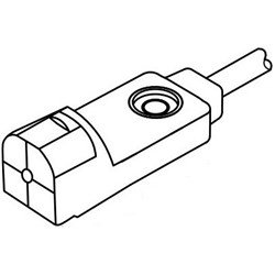 Panasonic GX-H12B-P Rectangular Inductive Proximity Sensor NC PNP-Output 1m L Cable