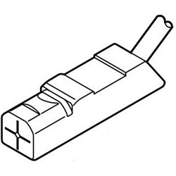 Panasonic GX-H6A-P Rectangular Inductive Proximity Sensor NO PNP-Output 1m L Cable