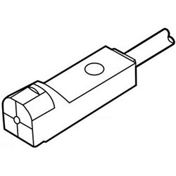 Panasonic GX-H8A-C5 Rectangular Inductive Proximity Sensor NO NPN-Output 5m L Cable