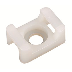 IPD HC-2 Cable Tie 6.3mm Dia Mount Hole 23mm L x 16mm W x 9.8mm H W 100 PCS