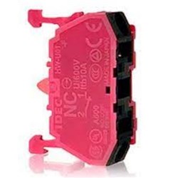 IDEC HW-U01 Contact Block 1NC Purple Red/Red IP20 For HW Series Pushbutton