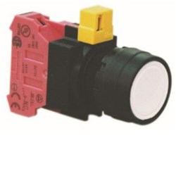 IDEC HW1B-M1F01R-K Non-Illuminated Pushbutton 0NO+1NC