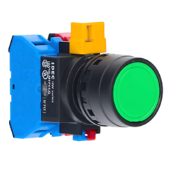 IDEC HW1B-M1F10-R Non-Illuminated Pushbutton 22mm Flush Momentary Red 1NO