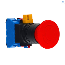 IDEC HW1B-V4F01-R Emergency Stop Pushbutton Non-Illuminated 1NC Red Screw