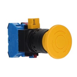 IDEC HW1B-V4F11-Y Emergency Stop Switch Non-Illuminated 1NO+1NC Plastic