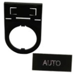 IDEC HWAM-101 Name Plate Legend: AUTO Aluminum For HW and YW Series Pilot Devices
