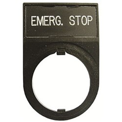 IDEC HWAM-104 Nameplates HW Legend:EMERG.STOP