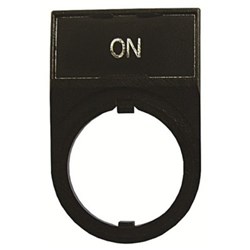 IDEC HWAM-115 Name Plate Legend: ON Aluminum For HW and YW Series HWAM-115 22mm Pilot Devices