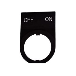 IDEC HWAM-221 Name Plate Legend: START-STOP Aluminum For HW and YW Series HWAM-221 22mm Pilot Devices