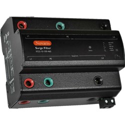 Novaris IFD2-10-100-460 Surge Filter 2 PH 10A 400VAC TS35 Aluminium IP20