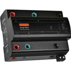 Novaris IFD2-20-100-460 Surge Filter 2 PH 20A 400VAC TS35 Aluminium IP20