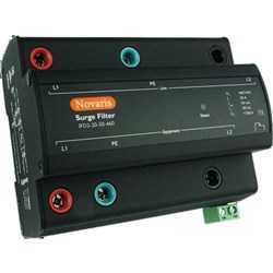 Novaris IFD2-20-50-460 Surge Filter 2 PH 20A 400VAC TS35 Aluminium IP20