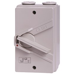IPD IPM201 Padlockable IPM Weatherproof Isolators 1-P 20A 250V IP66